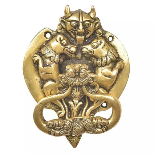 Aspetto antico ottone demonio - antico,